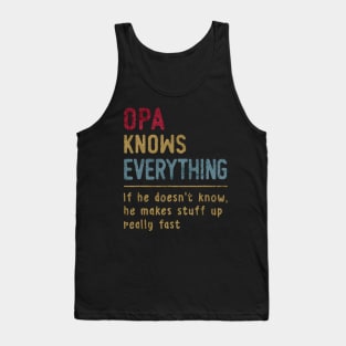 Opa Know Everything Tank Top